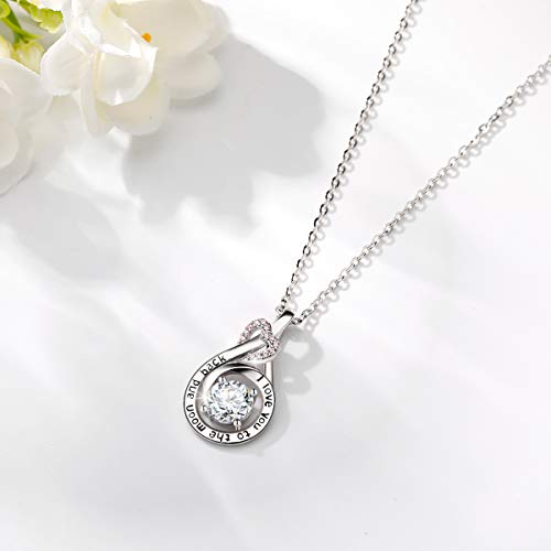 Heart Sterling Silver Necklace - 18" chain