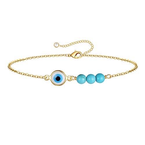 Turquoise Evil Eye Bracelet