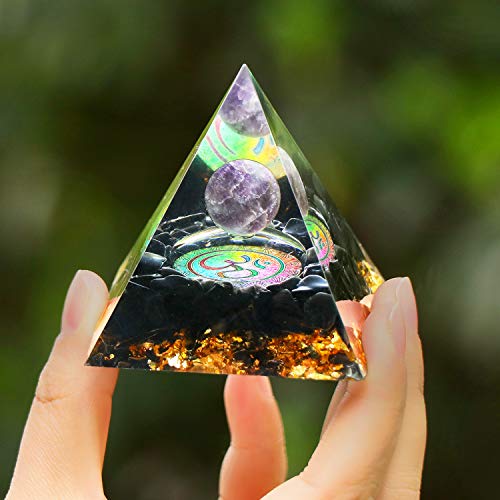 Orgone Pyramid, Positive Energy Generator Crystal Decor