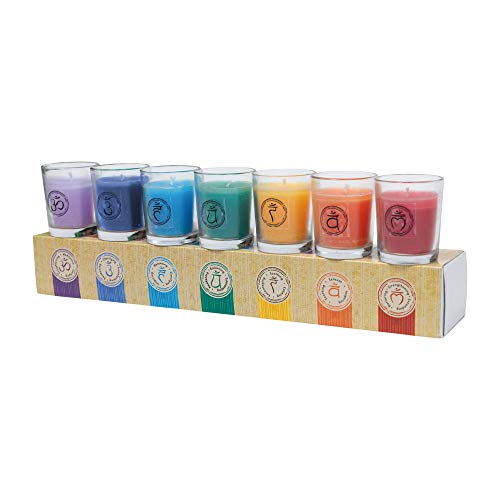 Chakra & Luck Votive Candles Scent Pack of Aromatherapy Candle Set