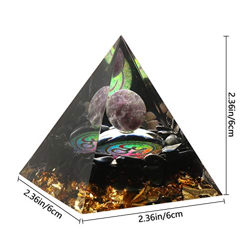 Orgone Pyramid, Positive Energy Generator Crystal Decor