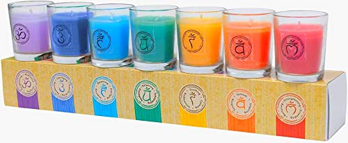 Chakra & Luck Votive Candles Scent Pack of Aromatherapy Candle Set