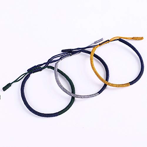 Lucky Handmade Buddhist Woven Knots Bracelets