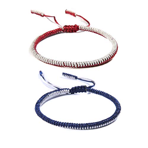 Lucky Handmade Buddhist Woven Knots Bracelets