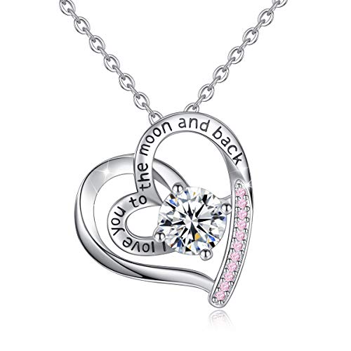 Heart Sterling Silver Necklace - 18" chain