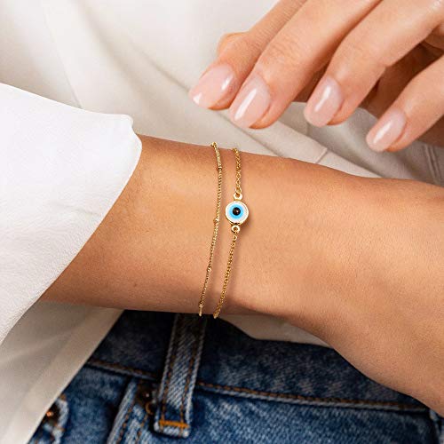 Turquoise Evil Eye Bracelet