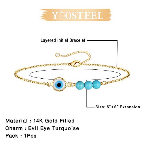 Turquoise Evil Eye Bracelet