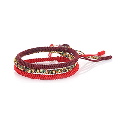 Lucky Handmade Buddhist Woven Knots Bracelets