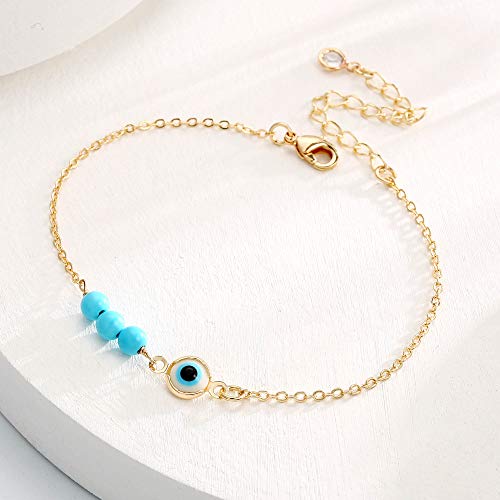 Turquoise Evil Eye Bracelet