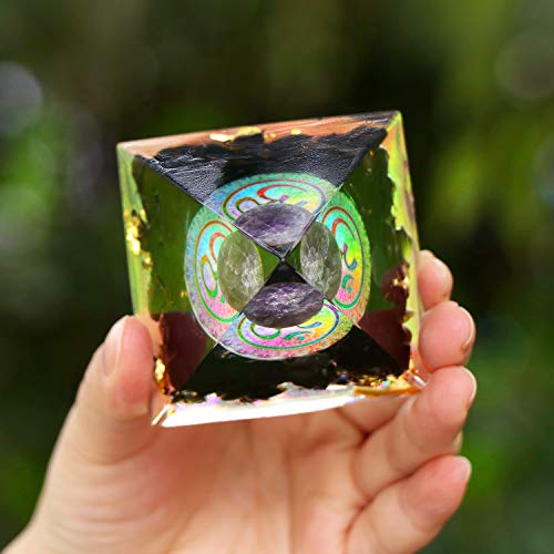 Orgone Pyramid, Positive Energy Generator Crystal Decor