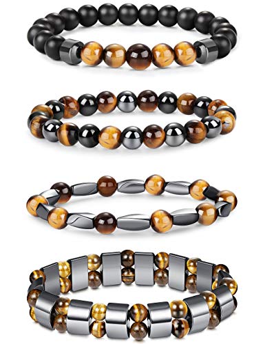 Balancing Hematite Agate Protection Bracelet Set