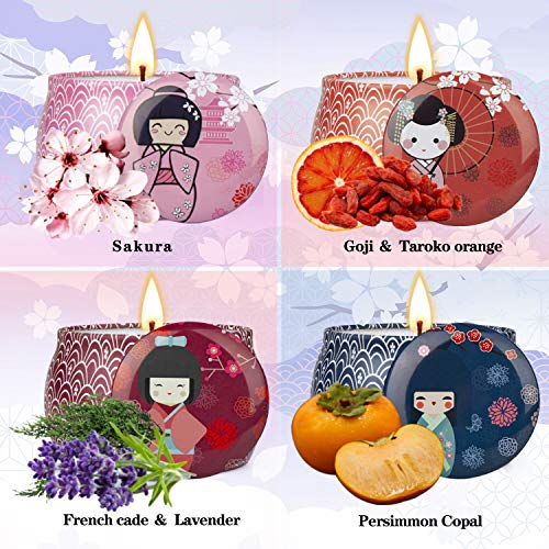 Scented Candles Gift Sets - 4 Pack