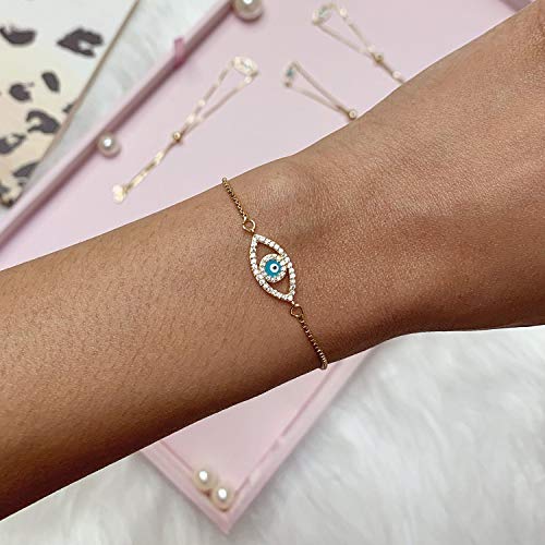 Turquoise Evil Eye Bracelet