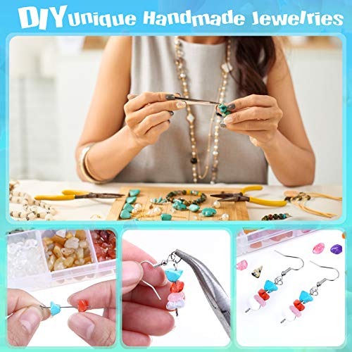 Bracelet Making Kit Crystal Gemstone Kit for Rings, Earrings Craft