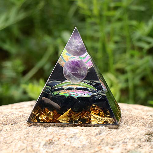 Orgone Pyramid, Positive Energy Generator Crystal Decor