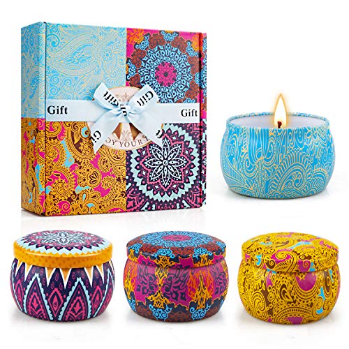 Scented Candles Gift Sets - 4 Pack