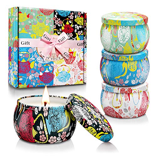 Scented Candles Gift Sets - 4 Pack